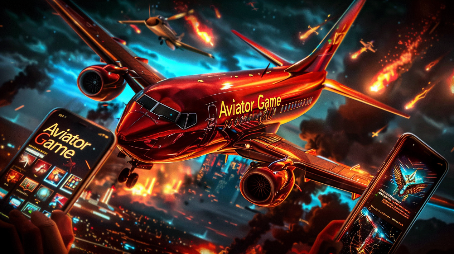 A red jet flying over a city in G777 Game Aviator, showing the game’s thrill.
