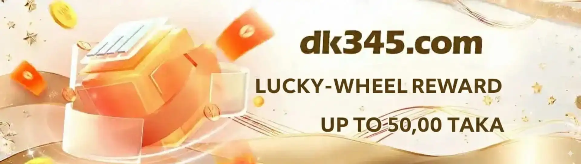 Lucky wheel reward banner with chances to win big prizes on G777 Game.